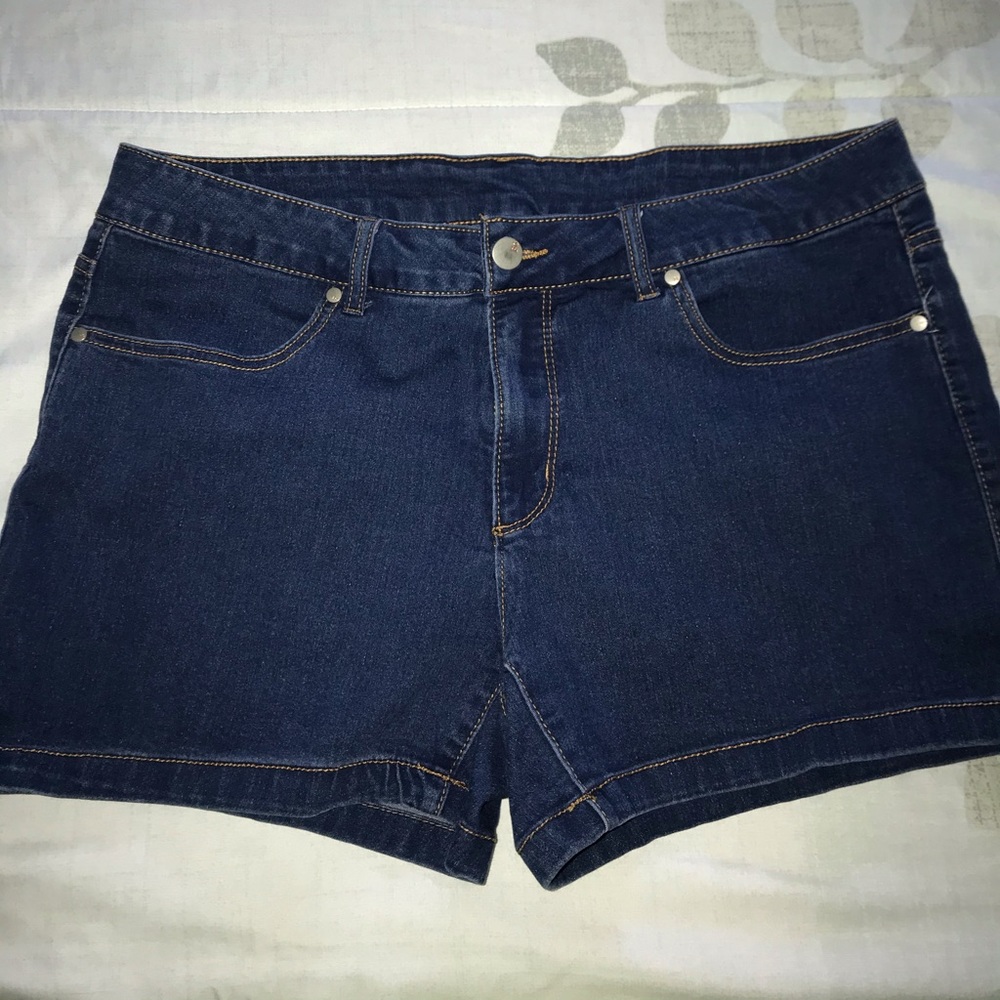 Blue jean shorts